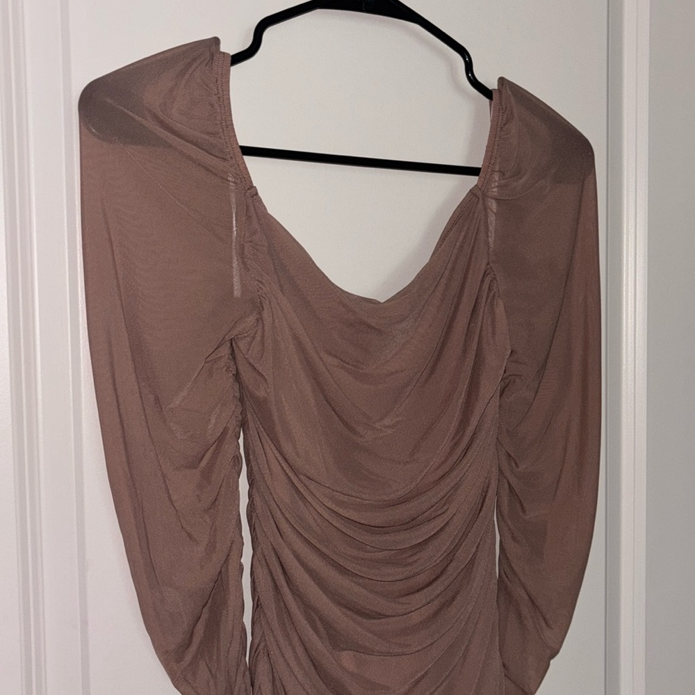 Nude cocktail dress